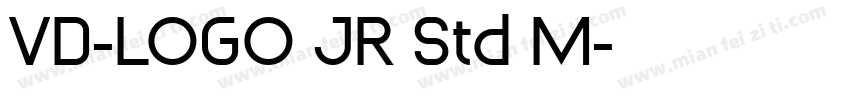 VD-LOGO JR Std M字体转换